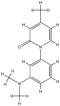 2(1H)-Pyridinone,1-[3-(dimethylamino)phenyl]-4-methyl-(9CI) CAS#: 807279-08-9