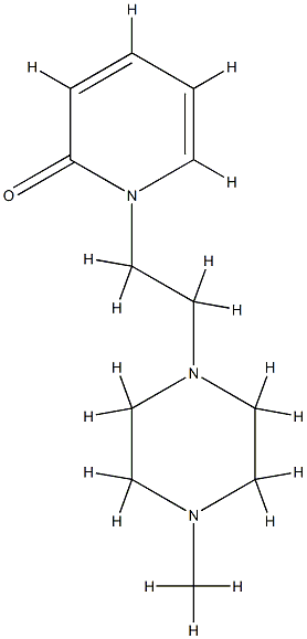 2(1H)-Pyridone,1-[2-(4-methyl-1-piperazinyl)ethyl]-(8CI) CAS#: 802015-63-0