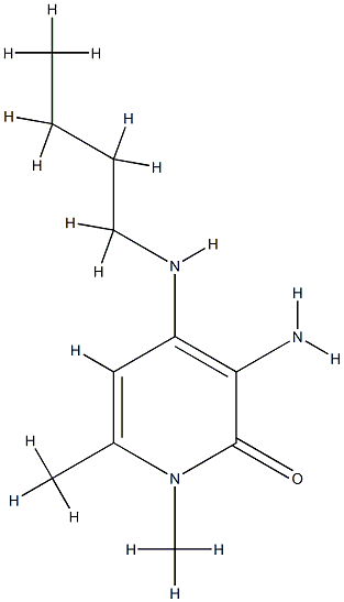 2(1H)-Pyridone,3-amino-4-(butylamino)-1,6-dimethyl-(8CI) CAS#: 802266-69-9
