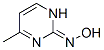 2(1H)-Pyrimidinone, 4-methyl-, oxime (9CI) CAS#: 89808-17-3