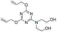 2,2'-[[4,6-bis(allyloxy)-1,3,5-triazin-2-yl]imino]bisethanol CAS#: 85896-25-9