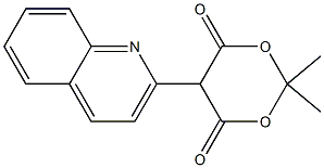 2,2-diMethyl-5-(quinolin-2-yl)-1,3-dioxane-4,6-dione CAS#: 83260-82-6