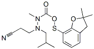 (2,2-dimethyl-3H-benzofuran-7-yl) N-(2-cyanoethyl-(2-methylpropyl)amin o)sulfanyl-N-methyl-carbamate CAS#: 82560-74-5