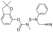 (2,2-dimethyl-3H-benzofuran-7-yl) N-(cyanomethyl-phenyl-amino)sulfanyl -N-methyl-carbamate CAS#: 82560-69-8