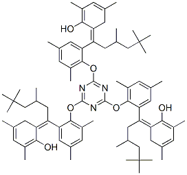 2,2',2''-[1,3,5-triazine-2,4,6-triyltris[oxy(3,5-dimethyl-2,1-phenylene)(3,5,5-trimethylhexylidene)]]tris[4,6-xylenol] CAS#: 85279-89-6