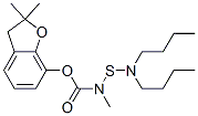 2,3-Dihydro-2,2-dimethylbenzofuran-7-yl=N-[[(dibutylamino)thio]methyl]carbamate CAS#: 82875-54-5