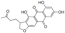 2,3-Dihydro-4,6,8-trihydroxy-3-(3-oxobutyl)anthra[2,3-b]furan-5,10-dione CAS#: 84062-31-7