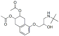 2,3-Naphthalenediol, 5-(3-((1,1-dimethylethyl)amino)-2-hydroxypropoxy) -1,2,3,4-tetrahydro-, 2,3-diacetate CAS#: 84742-92-7