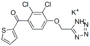 [2,3-dichloro-4-(1H-tetrazol-5-ylmethoxy)phenyl]-2-thienylmethanone, potassium salt CAS#: 85567-48-2