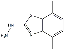 2(3H)-Benzothiazolone,4,7-dimethyl-,hydrazone(9CI) CAS#: 80945-73-9