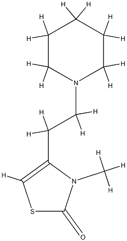 2(3H)-Thiazolone,3-methyl-4-[2-(1-piperidinyl)ethyl]-(9CI) CAS#: 807278-77-9