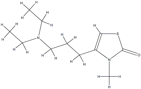 2(3H)-Thiazolone,4-[3-(diethylamino)propyl]-3-methyl-(9CI) CAS#: 806619-10-3