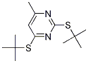 2,4-Bis-tert-butylsulfanyl-6-methyl-pyrimidine CAS#: 85591-52-2