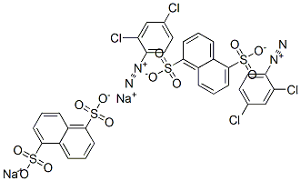 2,4-Dichlorobenzenediazonium-1,5-naphthalenedisulfonic acid disodium salt CAS#: 88580-22-7