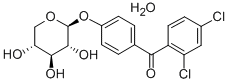 (2,4-Dichlorophenyl)(4-(beta-D-xylopyranosyloxy)phenyl)methanone hemih ydrate CAS#: 83354-96-5