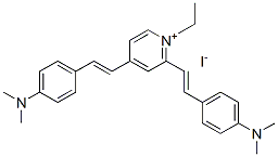 2,4-bis[2-[4-(dimethylamino)phenyl]vinyl]-1-ethylpyridinium iodide CAS#: 84195-77-7