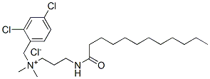(2,4-dichlorobenzyl)dimethyl[3-[(1-oxododecyl)amino]propyl]ammonium chloride CAS#: 84697-06-3