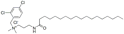 (2,4-dichlorobenzyl)dimethyl[3-[(1-oxooctadecyl)amino]propyl]ammonium chloride CAS#: 84697-07-4