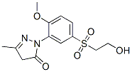 2,4-dihydro-2-[5-[(2-hydroxyethyl)sulphonyl]-2-methoxyphenyl]-5-methyl-3H-pyrazol-3-one CAS#: 85409-61-6