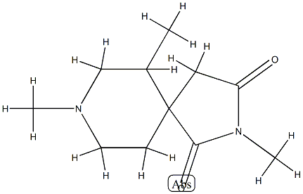 2,8-Diazaspiro[4.5]decane-1,3-dione,2,6,8-trimethyl-(8CI) CAS#: 802557-92-2
