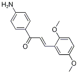 (2E)-1-(4-aminophenyl)-3-(2,5-dimethoxyphenyl)prop-2-en-1-one CAS#: 807642-57-5