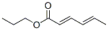 (2E,4E)-2,4-Hexadienoic acid propyl ester CAS#: 88973-62-0