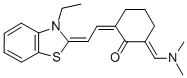 (2E,6Z)-2-[(DIMETHYLAMINO)METHYLENE]-6-[(2E)-2-(3-ETHYL-1,3-BENZOTHIAZOL-2(3H)-YLIDENE)ETHYLIDENE]CYCLOHEXANONE CAS#: 88340-50-5