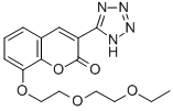 2H-1-Benzopyran-2-one, 8-(2-(2-ethoxyethoxy)ethoxy)-3-(1H-tetrazol-5-y l)- CAS#: 80916-89-8