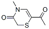 2H-1,4-Thiazin-3(4H)-one, 6-acetyl-4-methyl- (9CI) CAS#: 82912-52-5