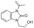 2H-BENZIMIDAZOL-2-ONE, 1,3-DIHYDRO-1-(2-HYDROXYETHYL)-3-(1-METHYLETHENYL)- CAS#: 81942-81-6