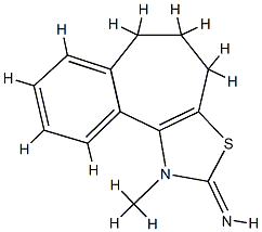 2H-Benzo[6,7]cyclohepta[1,2-d]thiazole,1,4,5,6-tetrahydro-2-imino-1-methyl-(8CI) CAS#: 801187-31-5