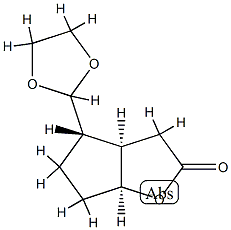 2H-Cyclopenta[b]furan-2-one,4-(1,3-dioxolan-2-yl)hexahydro-,(3aR,4S,6aS)-rel-(9CI) CAS#: 842126-02-7
