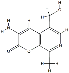 2H-Pyrano[2,3-c]pyridin-2-one,3-amino-5-(hydroxymethyl)-8-methyl-(8CI) CAS#: 802041-74-3