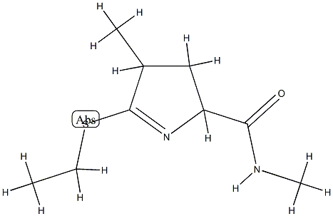 2H-Pyrrole-2-carboxamide,5-(ethylthio)-3,4-dihydro-N,4-dimethyl-(9CI) CAS#: 808148-43-8