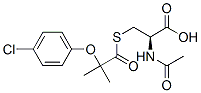 (2R)-2-acetamido-3-[2-(4-chlorophenoxy)-2-methyl-propanoyl]sulfanyl-pr opanoic acid CAS#: 84489-15-6