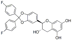(2R-trans)-2-[2,2-bis(4-fluorophenyl)-1,3-benzodioxol-5-yl]-3,4-dihydro-2H-1-benzopyran-3,5,7-triol CAS#: 89329-09-9