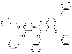 (2R-trans)-2-[3,4-bis(phenylmethoxy)phenyl]-3,4-dihydro-3,5,7-tris(phenylmethoxy)-2H-1-benzopyran CAS#: 85443-49-8