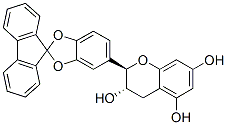(2R-trans)-3,4-dihydro-2-spiro[1,3-benzodioxole-2,9'-[9H]fluoren]-5-yl-2H-1-benzopyran-3,5,7-triol CAS#: 89329-10-2