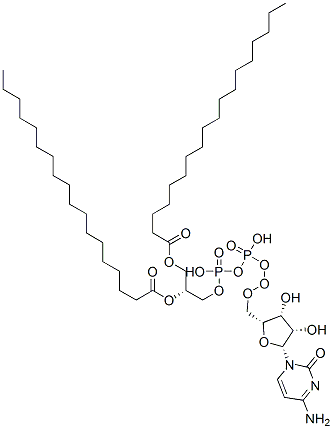 [[(2R,3R,4S,5R)-5-(4-amino-2-oxo-pyrimidin-1-yl)-3,4-dihydroxy-oxolan- 2-yl]methoxy-hydroxy-phosphoryl]oxy-[(2R)-2,3-dioctadecanoyloxypropoxy ]phosphinic acid CAS#: 83214-11-3
