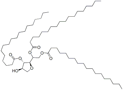 [(2R,3S,4R)-2-(1,2-dioctadecanoyloxyethyl)-4-hydroxy-oxolan-3-yl] octadecanoate CAS#: 86595-70-2