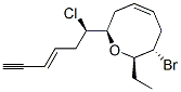 (2R,7S,8R)-2-[(1R,3E)-1-Chloro-5-hexyn-3-enyl]-7-bromo-8-ethyl-1-oxacycloocta-4-ene CAS#: 81176-29-6