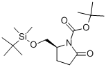 (2S)-2-[[[(1,1-DIMETHYLETHYL)DIMETHYLSILYL]OXY]METHYL]-5-OXO-1-PYRROLIDINECARBOXYLATE-1,1-DIMETHYLETHYL ESTER CAS#: 81658-26-6