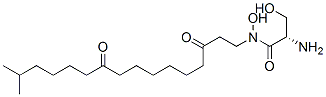 (2S)-2-Amino-N,3-dihydroxy-N-(15-methyl-3,10-dioxohexadecyl)propanamide CAS#: 88231-87-2
