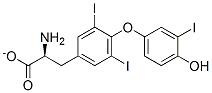 (2S)-2-amino-3-[4-(4-hydroxy-3-iodo-phenoxy)-3,5-diiodo-phenyl]propanoate CAS#: 8065-29-0