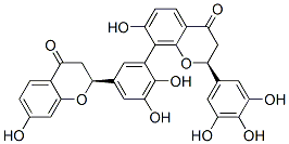 (2S)-8-[5-[(S)-3,4-Dihydro-7-hydroxy-4-oxo-2H-1-benzopyran-2-yl]-2,3-dihydroxyphenyl]-2,3-dihydro-7-hydroxy-2-(3,4,5-trihydroxyphenyl)-4H-1-benzopyran-4-one CAS#: 89505-02-2