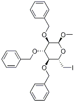 (2S,3S,4S,5R,6S)-3,4,5-tris(benzyloxy)-2-(iodoMethyl)-6-Methoxytetrahydro-2H-pyran CAS#: 85716-43-4
