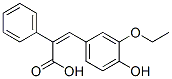(2Z)-3-(3-ETHOXY-4-HYDROXYPHENYL)-2-PHENYLACRYLIC ACID CAS#: 87751-73-3