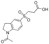 3-[(1-acetyl-2,3-dihydro-1H-indol-5-yl)sulfonyl]propanoic acid CAS#: 841275-85-2
