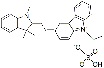 3-[(1,3-dihydro-1,3,3-trimethyl-2H-indol-2-ylidene)ethylidene]-9-ethyl-3H-carbazolium hydrogen sulphate CAS#: 85283-94-9