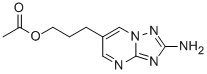 3-(2-AMINO[1,2,4]TRIAZOLO[1,5-A]PYRIMIDIN-6-YL)PROPYL ACETATE CAS#: 85599-38-8
